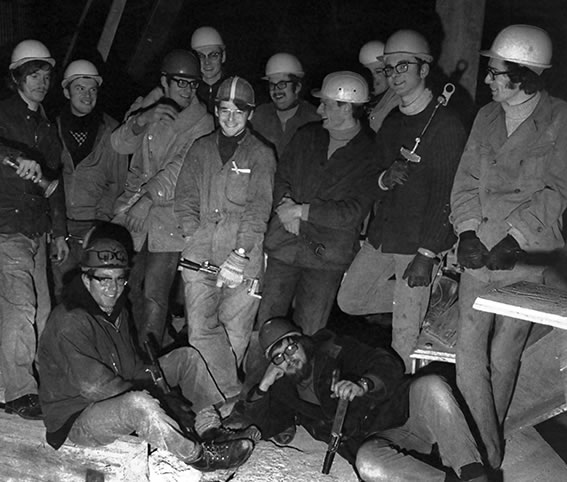 Renovierung der Klosterkirche Neresheim in den 70er Jahren